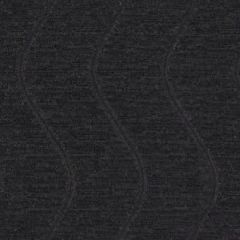 Robert Allen Last Wave Black Color Library Collection Indoor Upholstery Fabric