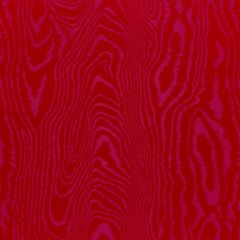 F. Schumacher Faux Bois Weave Rouge 68833 Chroma Collection Upholstery Fabric