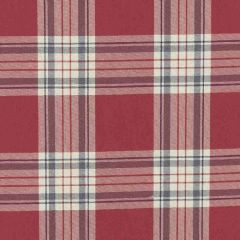 Clarke and Clarke Glenmore Red Glenmore Collection Multipurpose Fabric