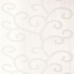 F-Schumacher Raindrop Scroll-Pearl 5005701 Luxury Decor Wallpaper