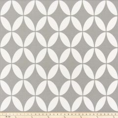Premier Prints Radiant Grey Polyester Garden Retreat Outdoor Collection Indoor-Outdoor Upholstery Fabric