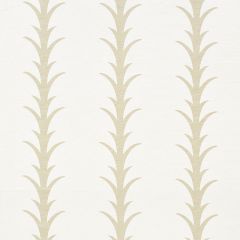 F Schumacher Acanthus Stripe Sand 177630 by Celerie Kemble Indoor Upholstery Fabric