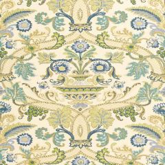 F Schumacher Fontenay Vase Porcelain Blue 173321 Indoor Upholstery Fabric