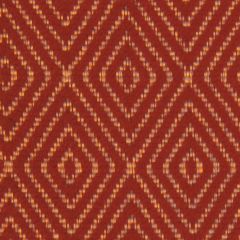 Robert Allen Raised Geo Lacquer Red 232788 Indoor Upholstery Fabric