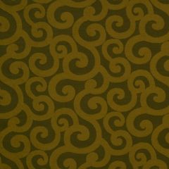 Robert Allen Ratana Swirl Brass 222353 Artisan Collection Indoor Upholstery Fabric