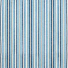 F Schumacher Lewis Stripe Blue 75503 New Traditional Collection Indoor Upholstery Fabric