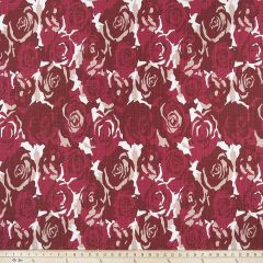 Premier Prints Farrah Raspberry / Slub Canvas Shibori Theory Collection Multipurpose Fabric