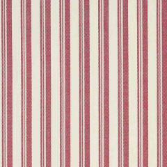 F Schumacher Capri Red / White 69445 by Miles Redd Indoor Upholstery Fabric