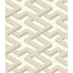 Cole and Son Luxor White 1051003 Geometric II Collection Wall Covering
