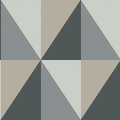 Cole and Son Apex Grand Grey And Black 10510043 Geometric II Collection Wall Covering