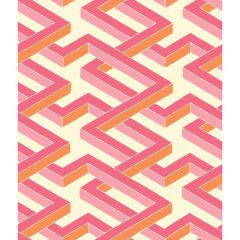 Cole and Son Luxor Pink 1051004 Geometric II Collection Wall Covering