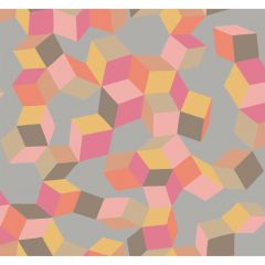 Cole and Son Puzzle Pink And Orange 1052010 Geometric II Collection Wall Covering