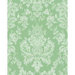 Cole and Son Giselle Leaf Green 1085028 Mariinsky Damask Collection Wall Covering