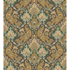 Cole and Son Pushkin Ginger & Charcaol 1088042 Mariinsky Damask Collection Wall Covering