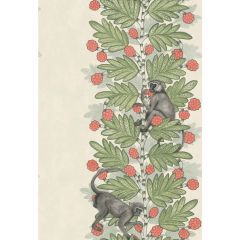 Cole and Son Acacia Green & Coral Berries 10911051 Ardmore Collection Wall Covering