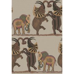 Cole and Son Safari Dance Red & Linen 1098038 Ardmore Collection Wall Covering