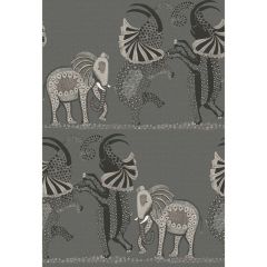 Cole and Son Safari Dance Charcoal Black & White 1098039 Ardmore Collection Wall Covering