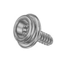 DOT® Durable™ Screw Stud 93-X8-103934-2A Nickel-Plated Brass / Stainless Steel Screw 3/8" 1000 pack