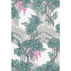 Cole and Son Babylon Teal & Pink 11313039 Martyn Lawrence Bullard Collection Wall Covering