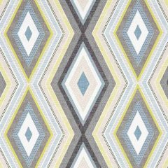 Clarke and Clarke Terrazzo Charcoal / Chartreuse F1067-01 Octavia Collection Multipurpose Fabric
