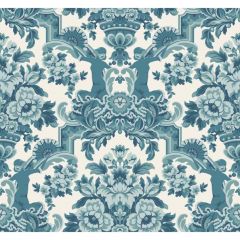 Cole and Son Lola Petrol Blues On White 11713042 Seville Collection Wall Covering