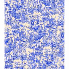 Cole and Son Fungi Forest Navy 1221002 Stella Mccartney X Collection Wall Covering