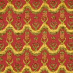 Robert Allen Spring Buds Crimson 124034 Indoor Upholstery Fabric