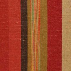 Robert Allen Canopy Stripe Vermillion Color Library Collection Indoor Upholstery Fabric