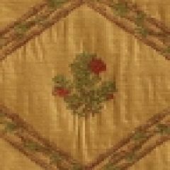 Robert Allen Flower Vine Topaz 124877 Indoor Upholstery Fabric