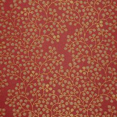 Robert Allen Contract Berry Stems Cabernet Indoor Upholstery Fabric