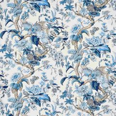 F Schumacher Cranley Garden Blue 1314003 Signature Schumacher Collection Indoor Upholstery Fabric