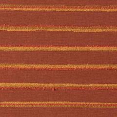 Robert Allen Bold Stripes Tuscan Red Color Library Collection Indoor Upholstery Fabric