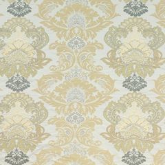 GP and J Baker Waterford Damask Bronze / Natural BF10509-3 Drapery Fabric