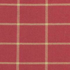 Robert Allen Blazer Plaid Geranium Color Library Multipurpose Collection Indoor Upholstery Fabric