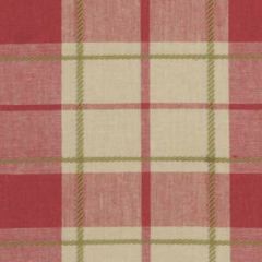 Robert Allen Harbor Plaid Brick Color Library Multipurpose Collection Indoor Upholstery Fabric