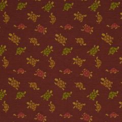 Robert Allen Little Turtles Merlot 135412 Indoor Upholstery Fabric