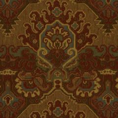 Robert Allen Tayasal-Red Hot 221561 Decor Upholstery Fabric