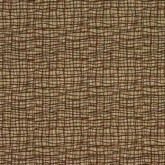 Robert Allen Contract Grid Blocks Pecan Indoor Upholstery Fabric