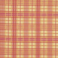 Robert Allen Tartan Web Raspberry 142909 Indoor Upholstery Fabric
