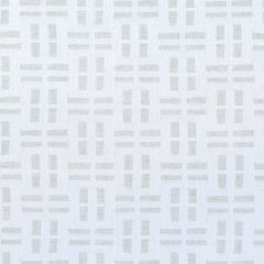 Thibaut Lock Embroidery White AW73000 Meridian Collection Indoor Upholstery Fabric
