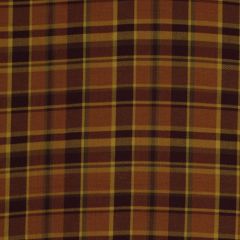 Robert Allen Hopsack Plaid Persimmon 152119 Indoor Upholstery Fabric