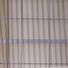 Robert Allen Striped Net Fig 152333 Drapery Fabric