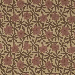 Robert Allen Petal Splash Pecan Modern Library Collection Indoor Upholstery Fabric