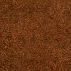 Robert Allen Warm Paisley Paprika 154478 Indoor Upholstery Fabric