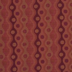 Robert Allen Jetson Spheres Cayenne Modern Library Collection Indoor Upholstery Fabric