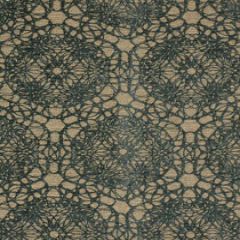 Beacon Hill Floral Web Golden Teal Color Library Collection Indoor Upholstery Fabric