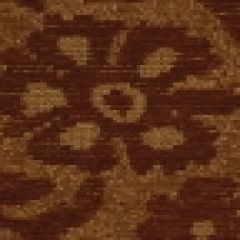 Robert Allen Woven Leaves Nutmeg 166288 Indoor Upholstery Fabric