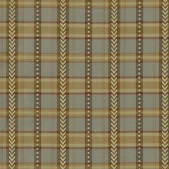 Robert Allen Stitched Check Mediterranean 168130 Multipurpose Fabric