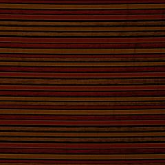 Robert Allen Party Stripe Pomegranate Color Library Collection Indoor Upholstery Fabric