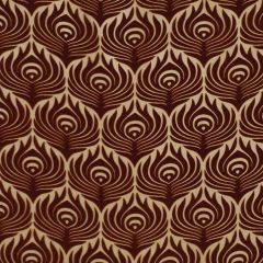 Robert Allen Isadora Velvet Chestnut Essentials Multi Purpose Collection Indoor Upholstery Fabric